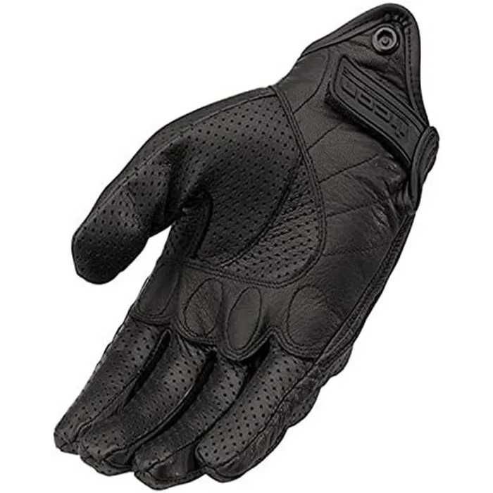 Перфорирани кожени мото ръкавици Automat – Черни, За мотор, скутер