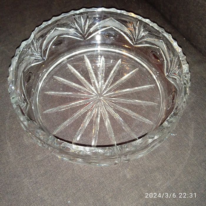 Кристални фруктиери, чинии, пепелник