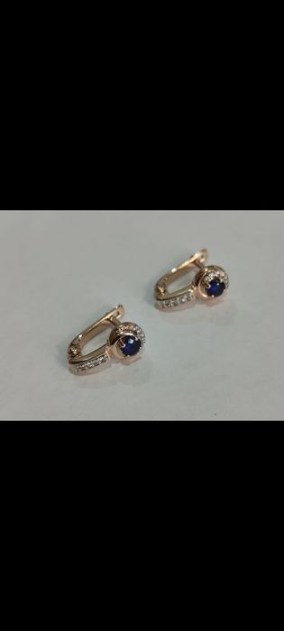 Серьги золотые детские