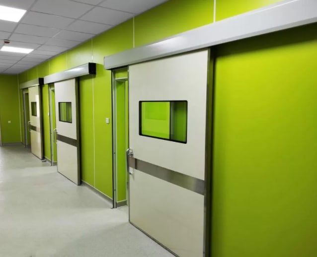 медицинский раздвижной дверь сенсорный двери установка раздвижной двер