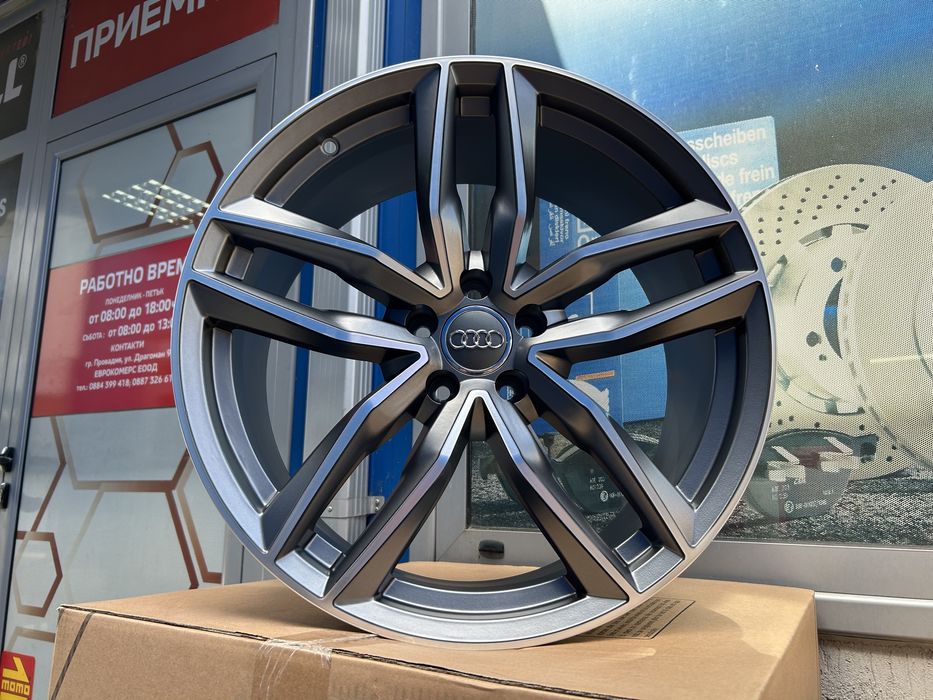 18" Джанти 5х112 AUDI RS6 A3 A4 A5 A6 A7 A8 Q5 Graphite Matt