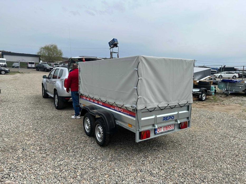 Remorca 750 kg mono-ax,dublu-ax, basculabila, apicola, moto ATV,R.A.R.