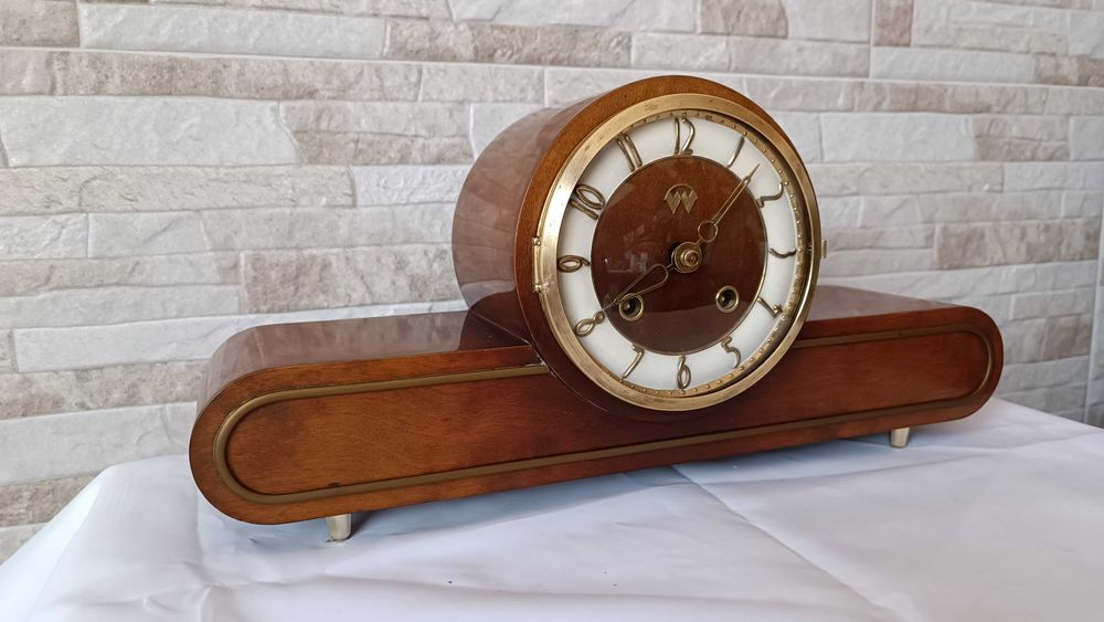 Стар каминен часовник - WEIMAR - Germany - Антика - 1970"