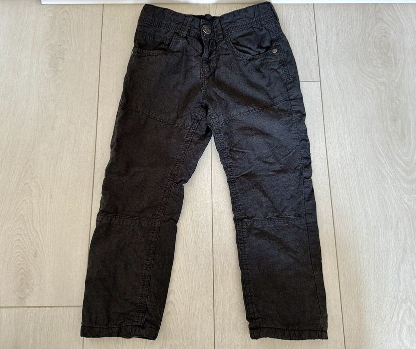 Pantaloni termoizolanți băieți, C&A, gri, mărimea 98