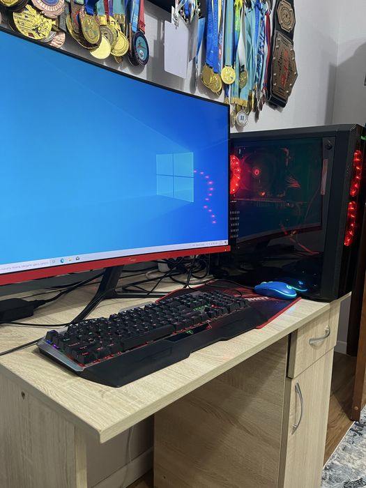 Игровой компьютер+32 дюймовый монитор
