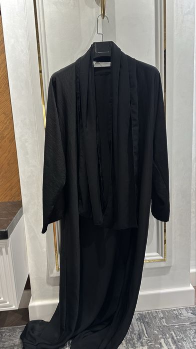 Черная абая с шейлой