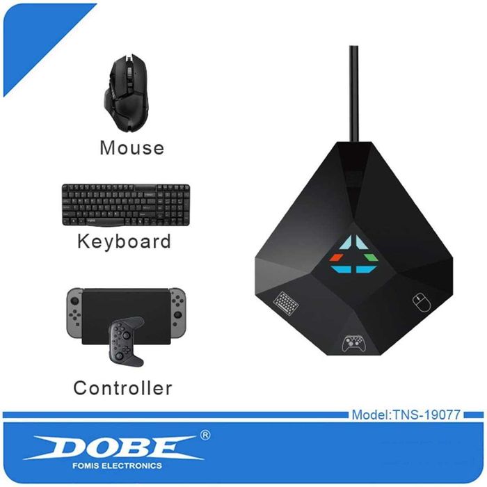 Adaptor Convertor Dobe NS-Switch PS4 PS3 Xbox One Game Tastatura Mouse