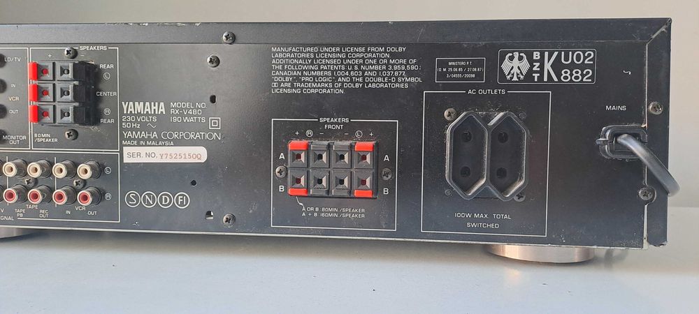 Yamaha RX V 480 amplificator nu scoate sunet