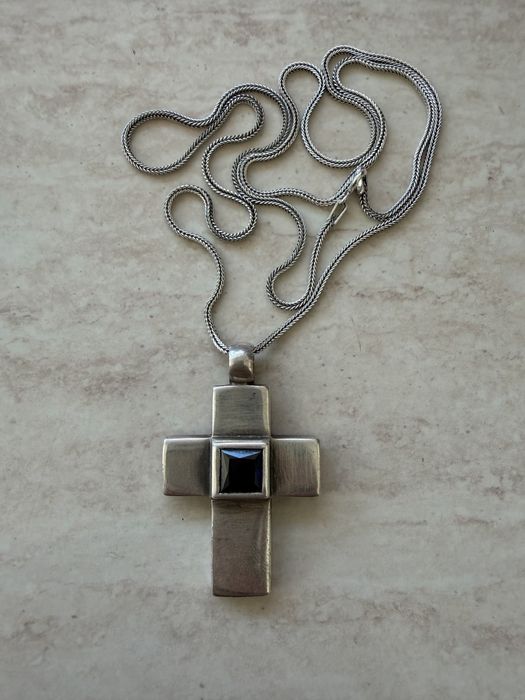 Lant de argint cu Cruce