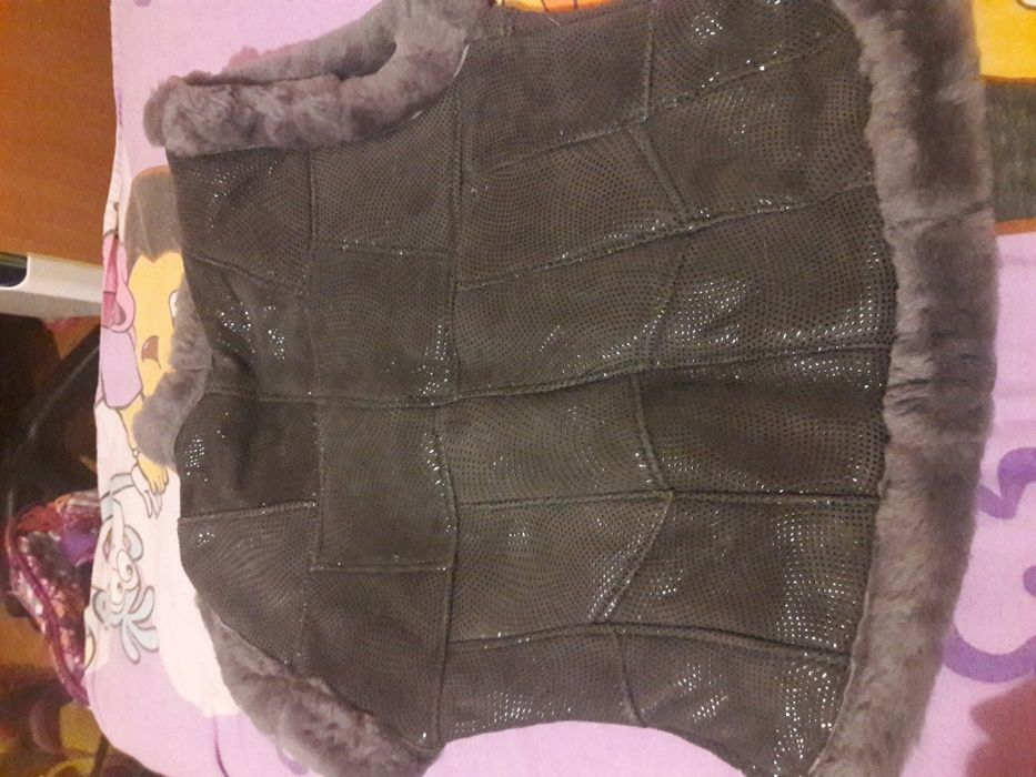 Детски кожен елек