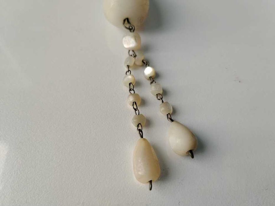 Много стара огърлица от седеф-ръчна изработка