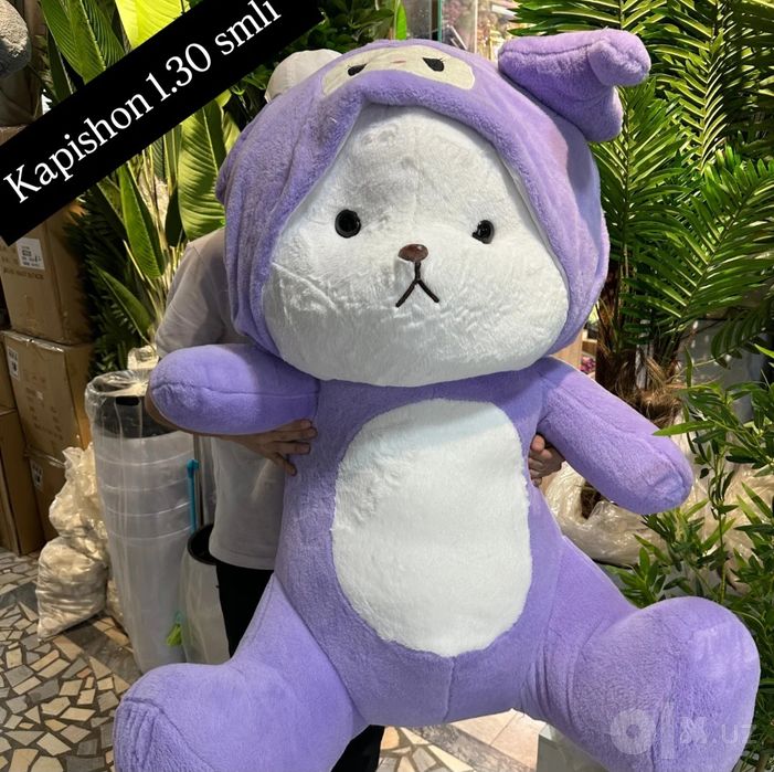 Teddy Teddi kapishonkali panda ayiqchalar