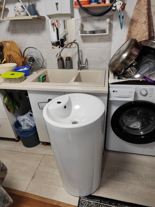 Раковина тюльпан в ванну