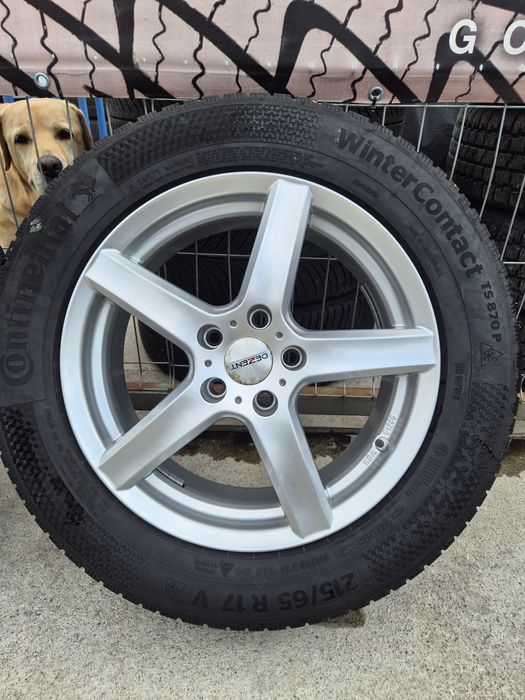 Джанти Dezent 17 цола , 5х112 , 7j , et49  215/65/17 Vw Skoda Audi