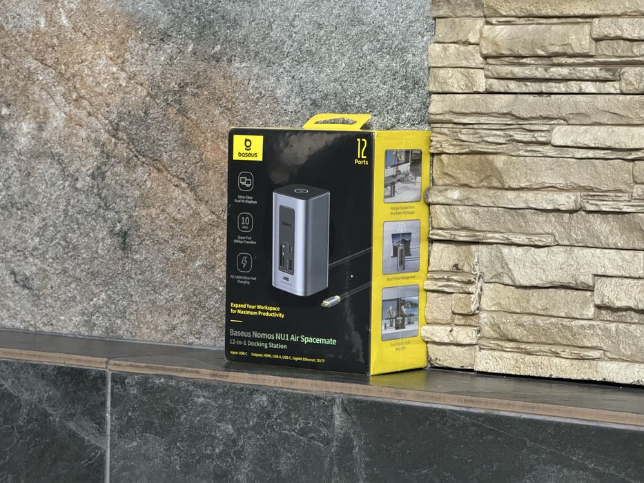 Baseus Nomos NU1 Air Spacemate 12-in-1 Docking Station/ Nou, Sigilat