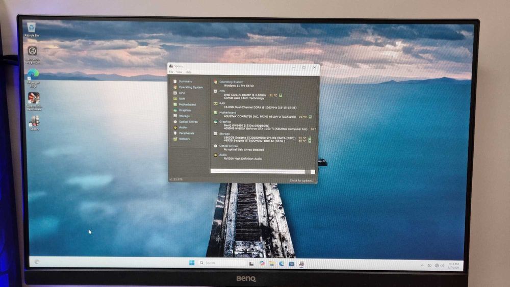 PC Gaming + Monitor Benq [Amanet Club Caro]