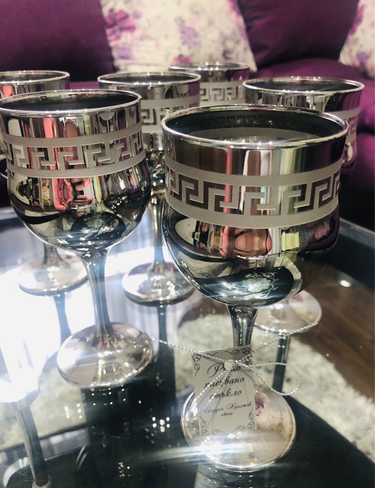Комплект чаши лукс versace гр. Лом • OLX.bg