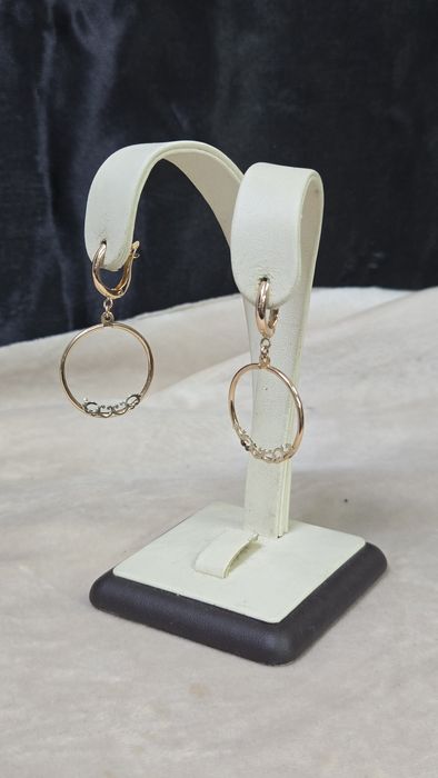 Серьги из красного золото