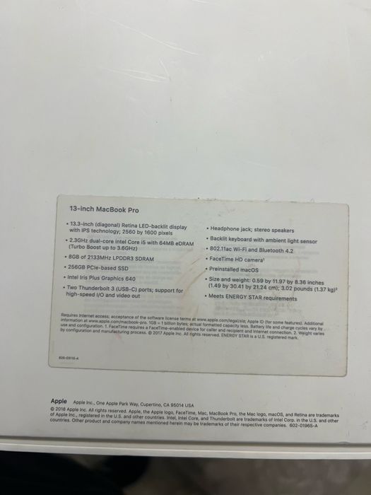 Macbook PRO 13 inch
