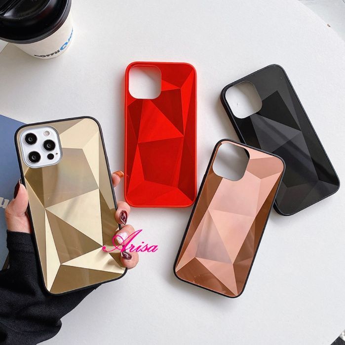 Husa tip oglinda , model Prism iPhone 12 , 12 Mini, 12 Pro, 12 Pro Max