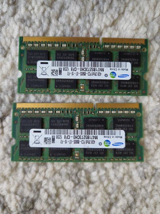 DDR3 PC3 si PC3L laptop 4gb dual channel testate (10600,12800,14900)