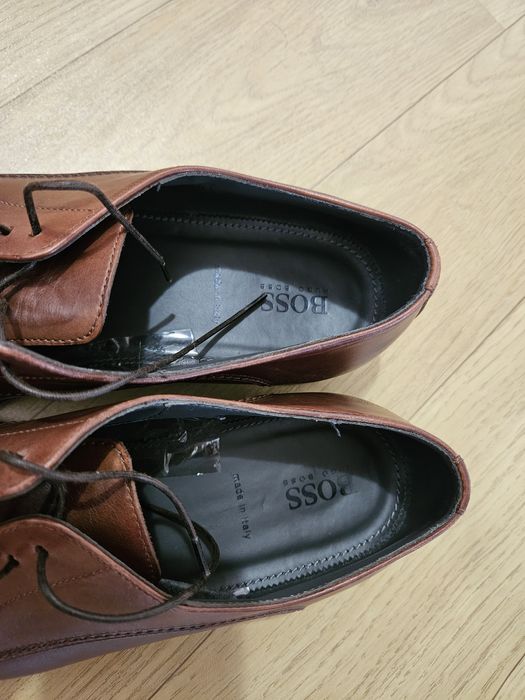 Мъжки кожени обувки Boss размер 41