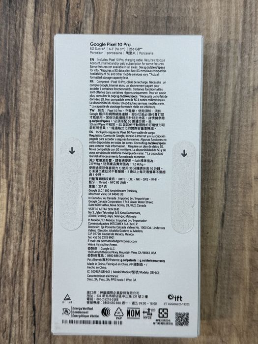 Новый/оригинальный Google Pixel 10 Pro