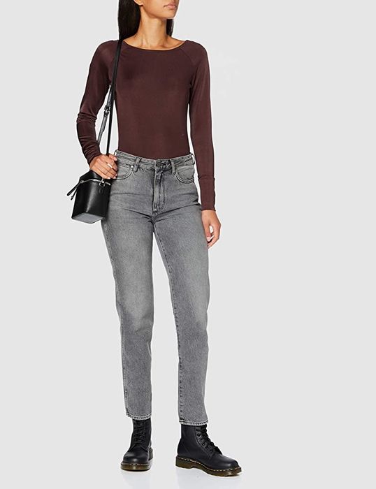 G-Star RAW Melam Boat Slim Body дамско боди с дълъг ръкав - XL-L