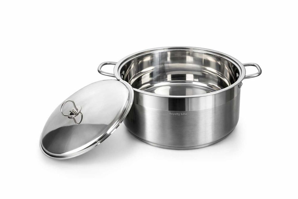 Cratita Inox 36x14 cm Royalty Line cu Capac Metal