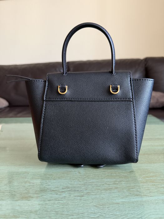 Celine кожена черна чанта