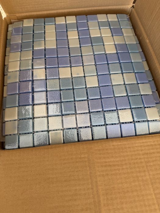 Vand Mozaic din sticla 2.5x2.5 Vidrepur Spania