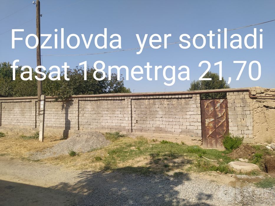 Yer turar joyi kelishiladi