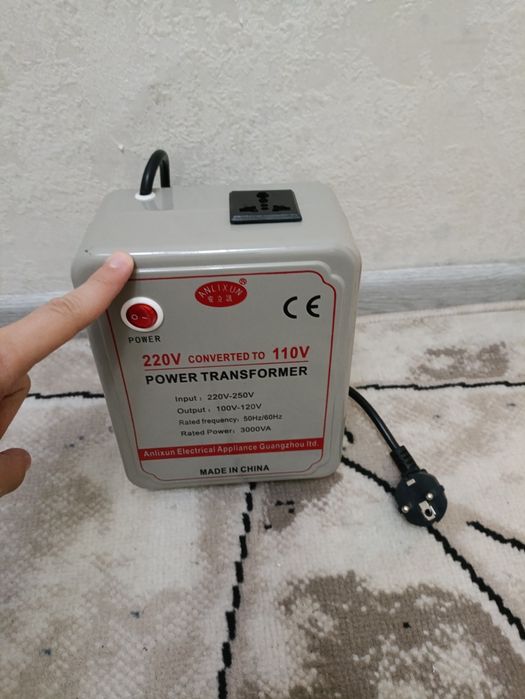 Трансформатор 220V на 110V (3000VA)