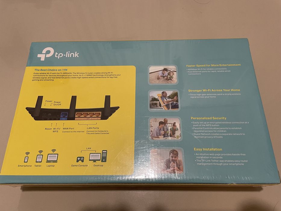 Router wireless  N 450 Mbps  tp- link