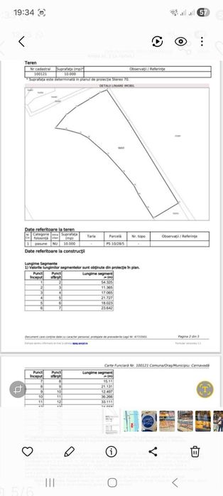 2 Terenuri de 7000 și 10000 mp in Cernavoda