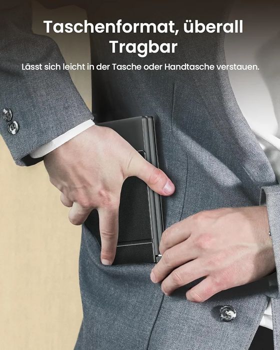 Сгъваема Bluetooth клавиатура ProtoArc XK04 + стойка за телефон