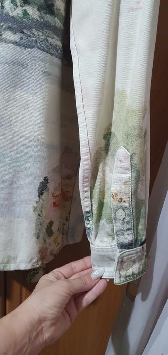 Geaca denim Zara ,  mar M/38, Nouă!