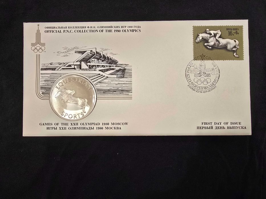 Редкий настольный Медальон Летних Олимпийских Игр в Москве - 1980