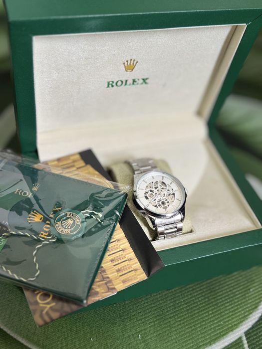 Часы Rolex Skeleton в подарочном комплекте
