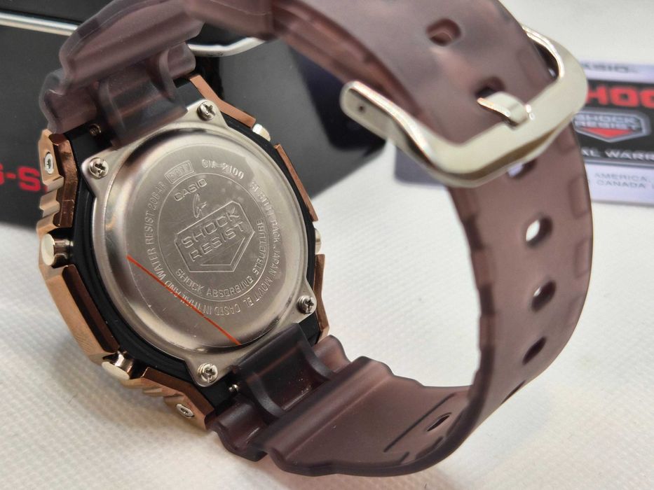 Ceas Sport Barbati Casio g shock GM 2100 Metal-Rubber,Midnight Fog Edition .Nou, Garantie 2 ani