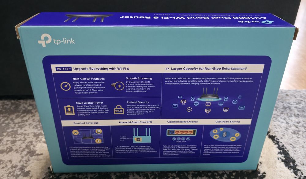 Рутер Wi-Fi TP-Link ARCHER AX20/AX1800