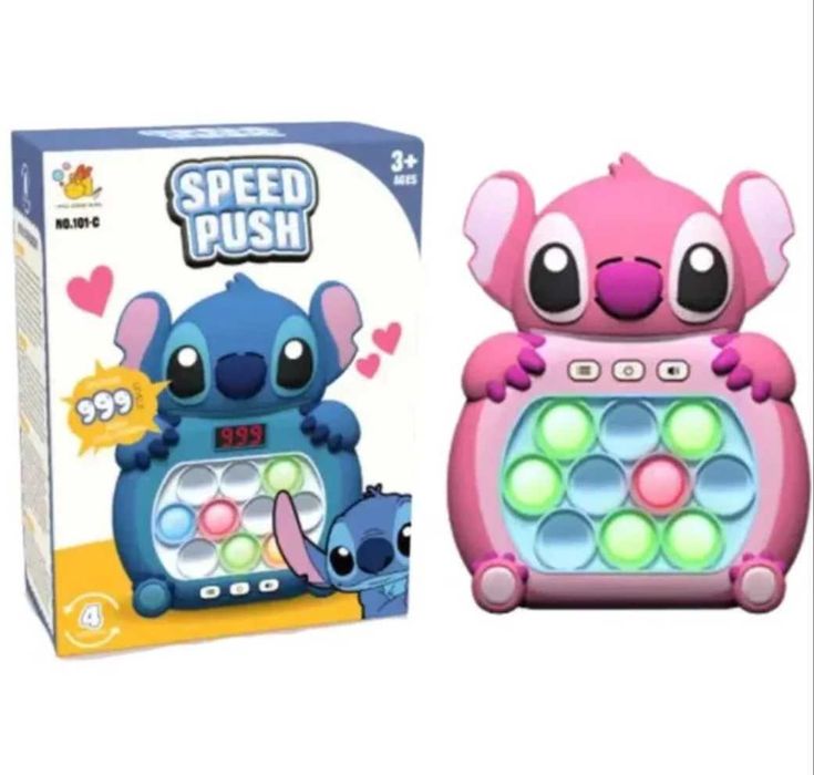 Пистолет за балончета и попит на Стич с дисплей