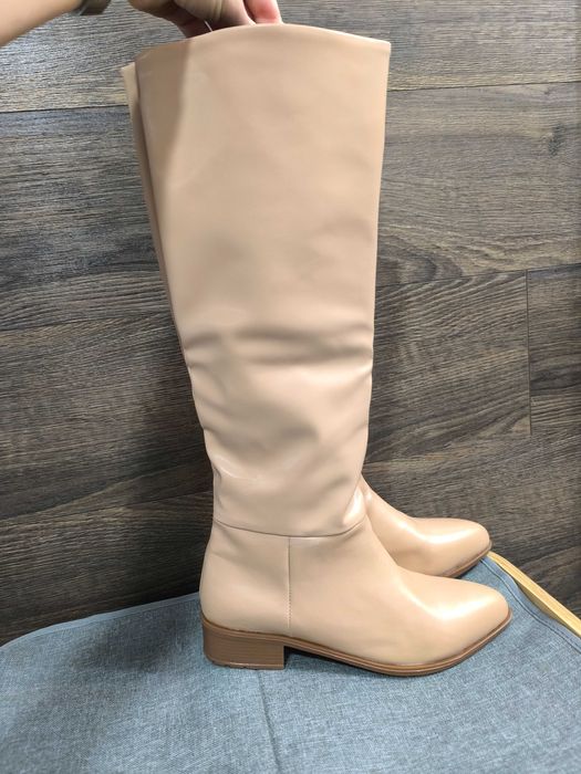 Ботуши цвят пудра, 40 номер