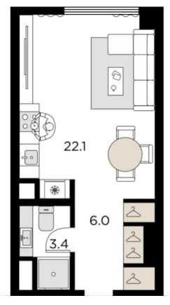 ХИТ! 1-комн. 31м² в ЭПИЦЕНТРЕ Нового Ташкента -ТОП проект,рассрочка(S)
