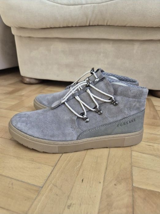 Ghete Forsake - Lucie Slip NHCF19, slip-on, piele întoarsa - 39,5