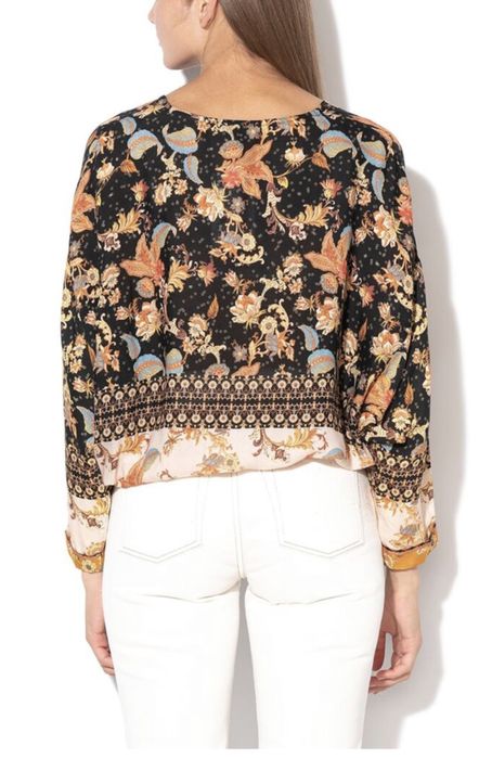 Bluza casual lejera Desigual, vascoza 100%, marimea L.