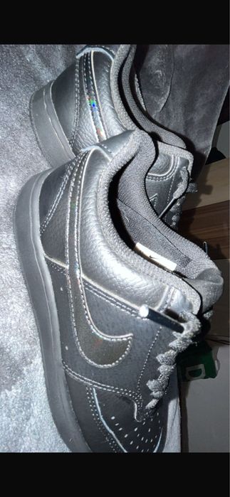 Titlu: Nike Court Vision Low Next Nature Triple Black – Originali – EU 37.5