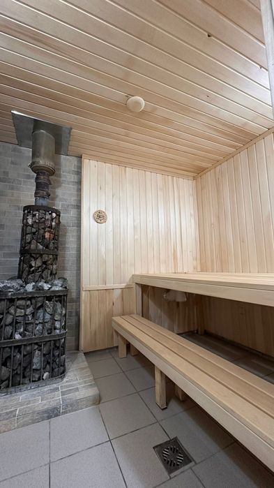 Малая баня на дровах с тёплой купелью!!