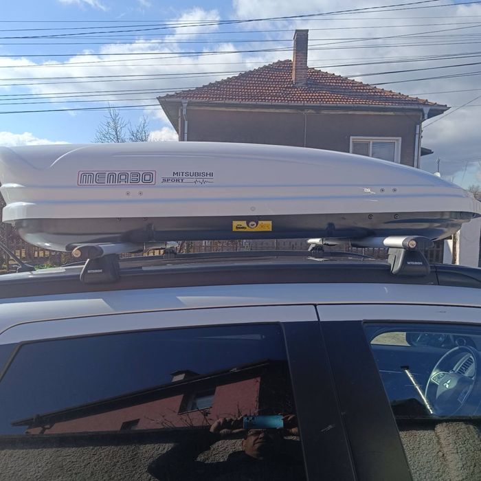 Автобокс Menabo 320л в комплект с релси