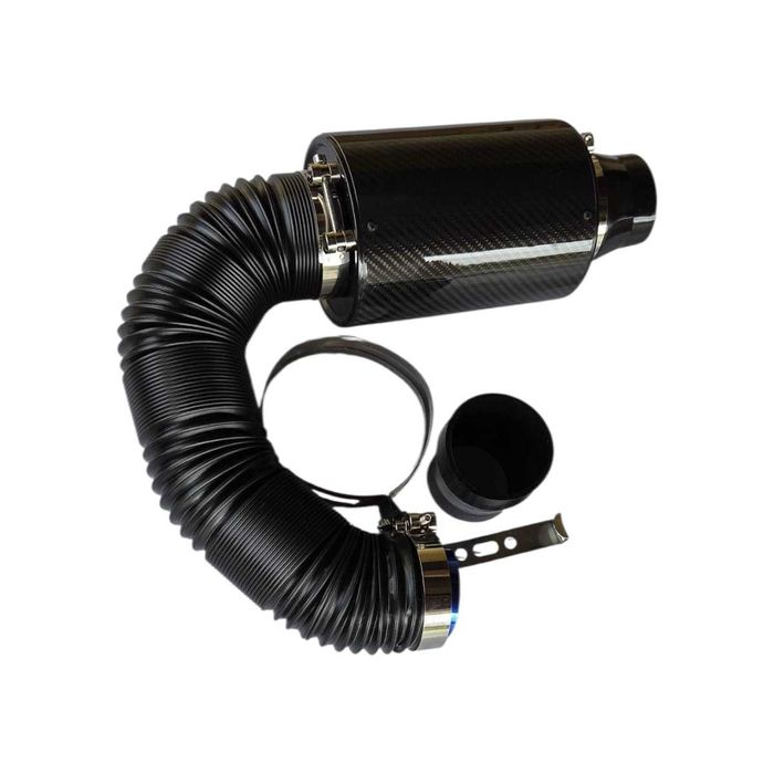 Filtru aer sport cu ventilator,turbina,carcasă carbon 4D,tub flexibil